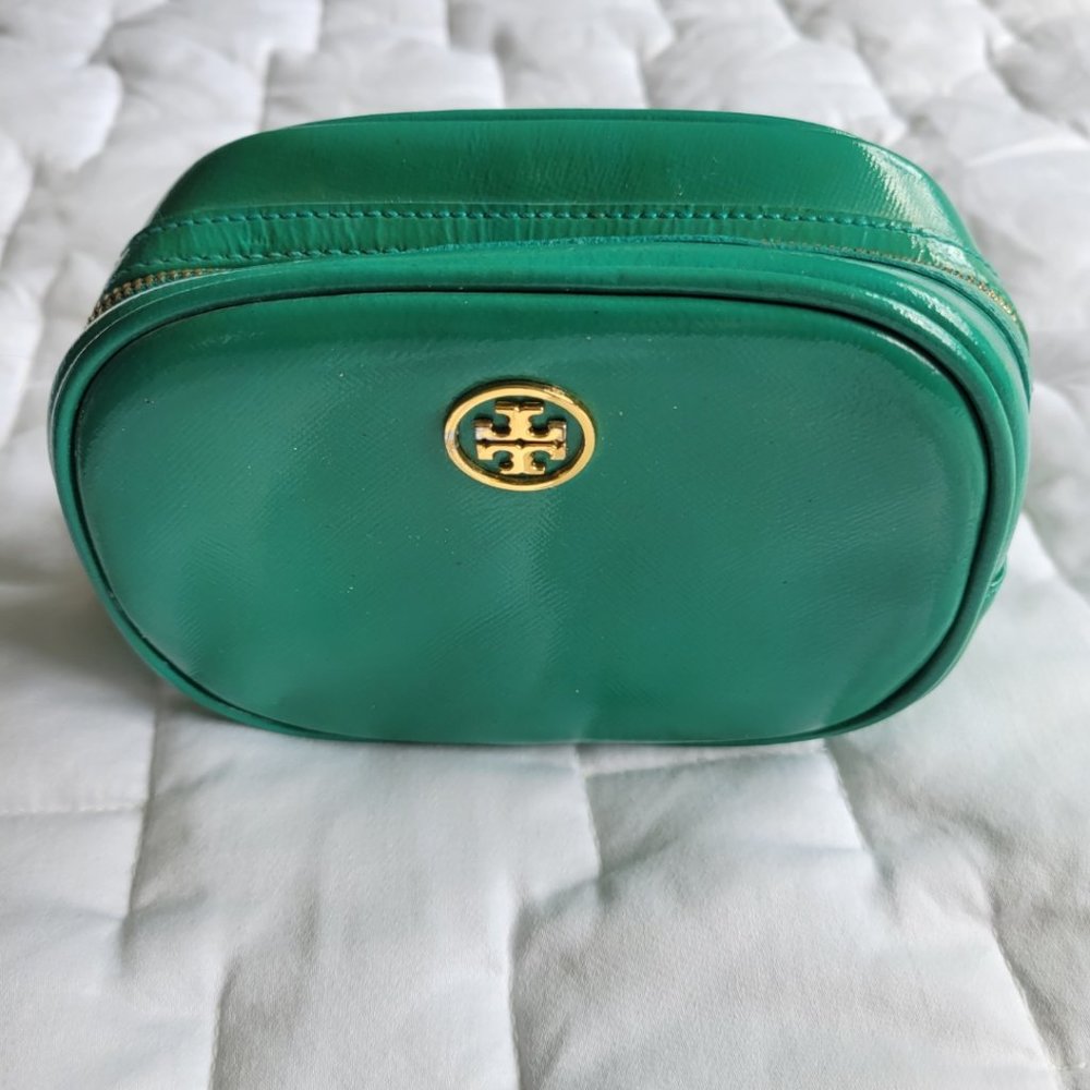 COSMETIC GREEN BAG  BY TORY